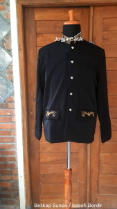 Beskap Atasan Sunda Bordir Basofi Baju Adat Tradisional