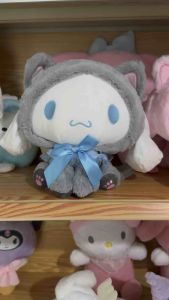 Cute sanrio dress up kuromi plushie cat cinnamoroll plush toy melody doll kid birthday gift