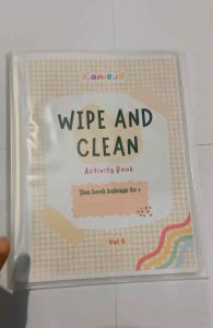 Activity Book - Wipe & Clean Vol 05- Worksheet Edukasi Buku Aktivitas Anak