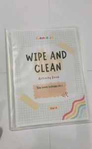 Activity Book - Wipe & Clean Vol 04 - Worksheet Edukasi Buku Aktivitas Anak
