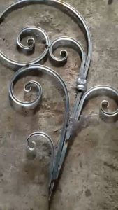 1m dài lan can cầu thang sắt nghệ thuật