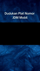 Dudukan Plat Nomor Mobil Carbon JDM Universal