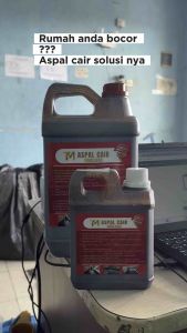 aspal cair anti bocor 5kg/ solusi untuk dak dan kolam bocor