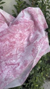 [ Vải Naki ] Vải Voan Tơ Nhũ Hoạ Tiết lên đồ thiết kế thời trang khổ 15m