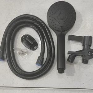 Hand Shower Mandi Full Hitam Lengkap