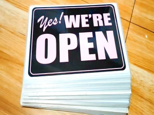 Tempered Glass Signs Laminared Signs