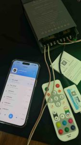 คอนโทรล ฟูคัลเลอร์ 12-24v เล่นผ่านมือถือ เลือกได้ 146 สเต็ป ตามจังหวะเพลงได้ SP548E ควบคุม ผ่าน app สะดวกสบาย