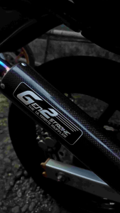 Silencer knalpot 2tak Carbon original Gen2stroke
