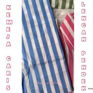 SHANE CLOTHING VIONA STRIPE SHIRT / ATASAN KEMEJA WARNA WARNI 8169