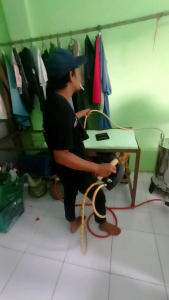 Setrika Uap Boiler 10 Liter Full Set