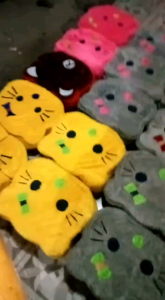 Karpet Keset Rumah Bahan Bulu Halus Bentuk Kepala Karakter Lucu Termurah / Grosir Kesed Keset