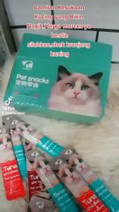 Camilan Kucing Bergizi: Snack Kucing Creamy Peien 15gr