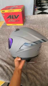Visor ALV GENESIS Kaca Helm Iridium Smoke Terbaru