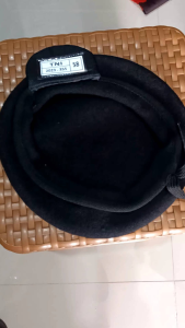 Baret Hitam Jatah/baret Banser/Baret Kavaleri/ Baret Jatah TNI