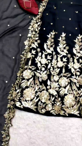 [PRE-ORDER] Semistitched Faux Georgette Lengha ( Delivery 10 Days )