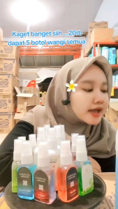 PARFUM MINYAK WANGI 5 BOTOL PRIA WANITA WANGI FRESH TAHAN LAMA