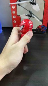 Spiderman induction flying Aircraft with hand  helicopter
