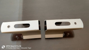 Dudukan Baut knalpot Metic dpt 2pcs + drat crum