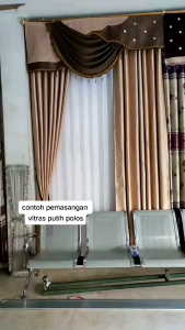 Vitras gorden tinggi 230cm 240cm250cm270cm/vitrase putih polos/vitrace request