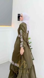 [New arrival] maxi dress una//bahan crinkle airflow premium by Ghea Fashion