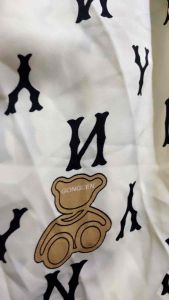 1m3 x 1m5 vải lụa mango KhangThinhGia hình gấu mềm mát co giản may bộ váy áo đồ bé khổ 1m5 (S16)