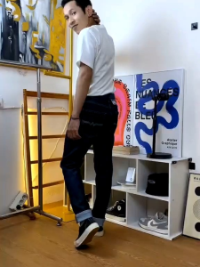 Werco Jeans - Celana Jeans Slim Fit Denim Pants Strecht Wrinkle Deep Indigo - Celana Jeans Pria Slim Fit