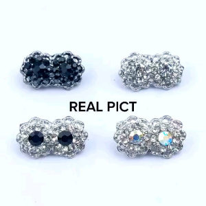 Bros Dagu Hijab / Pashmina / Hijab / Krudung / Bros Peniti / Model Bunga Dua Besar (CM 358)