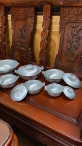 [Hàng đẹp] Nồi tộ gang niêu gang Doa bóng kho quẹt nấu lẩu size 12-25cm