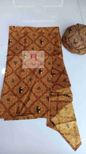 Set Sapit Urang & Blangkon Solo Batik Motif Sidomukti Ukuran Lengkap Dewasa Pria Bahan Adem Tidak Luntur