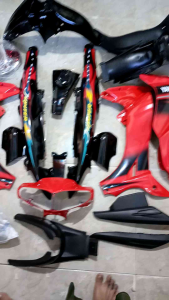 COVER BODY FULLSET HALUS KASAR JUPITER Z LAMA Z OLD MERAH HITAM