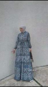 gamis rayon candi mekar shalda batik premium dress love dress