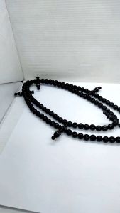 Tasbih Tijani Kayu Hitam Gelap D33: Tasbih Kayu Berkualitas Tinggi untuk Ibadah
