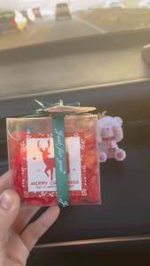 Aroma Stone Christmas Bear Design with Essential Oil/Perfume Car Fresheners/Christmas Gift/圣诞礼物/扩香石