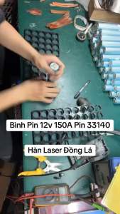 Bình Pin 4s 12v (14v6) 105A 120A 150A 210A 255A Pin 33140 (Cam Kết Pin Mới 100%)