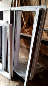 KUSEN+JENDELA ALUMINIUM CASEMENT 3IN GANDENG UKURAN T140XL120CM