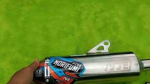Knalpot Norifumi N4 full stainless & full system leheran bending. Bisa untuk standar & boreup. Pnp CRF ALL KLX DTRACKER WR dan lain-lain aneka trail. Full System.