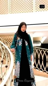 Gamis Batik Wanita Katun Kombinasi Moscrepe Premium Busui Jumbo Terbaru Gamis Batik Cardygan Inner Seragam Kondangan Kekinian COD trendy Modern Gamis Sekar Ayu Cendrawasih Semut Kawung Modern