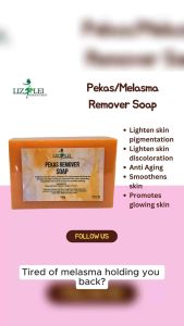 Pekas Remover Soap 135g – Pantanggal ng Pekas Dark Spots Melasma & Wrinkles | Anti-Aging & Skin Whitening Bar | Visible Results in 7 Days