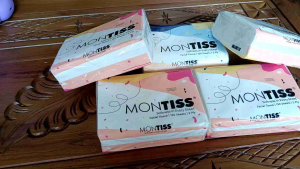 tisu wajah montiss 120sheets  2ply /5pcs