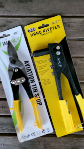 Paket Tang Rivet & Gunting Hollow Bajaringan 10 inch