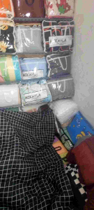 ZarisasleepsoundlyBedcoverset Ukuran 180-200-30 Bahan Cotton Halus Queen Size