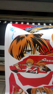 Desain Decal Full Body & Stiker Anime Samurai Untuk Motor NMAX