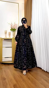 REALPICT COD DRESS  KODE 202 BAHAN KATUN HOLE MIX YORIS  PREMIUM   HARGA TERMURAH BEST SELLER TANGAN PERTAMA KONVEKSI / PRINTING / MOTIF PREMIUM GAMIS PESTA RATUGAMISJKRT