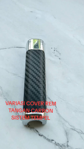 VARIASI COVER REM TANGAN UNIVERSAL WARNA CARBON SISTEM TEMPEL
