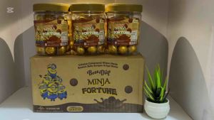 Bessdiip Coklat Minja Fortune Crispy Ball Cokelat Premium Isi 6 Toples x 40 Pcs Termurah