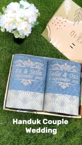 Handuk Mandi Couple Sunny (Free Box + Bordir) - Towel Queen