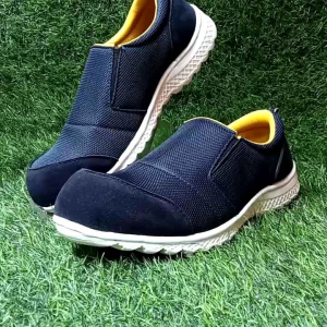 Sepatu Slip-on Safety Ujung Besi Sporty | Safety Shoes Proyek Kerja Lapangan