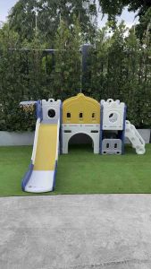 สไลเดอร์เด็ก 3in1 ของเล่นสนามกลางแจ้ง ชุดใหญ่ สไลเดอร์ปราสาท ของเล่นเด็ก NP.6056