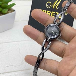 MIRETE FASHION!!! Jam Tangan Wanita Mirete Type Fashion Bahan Stainless Permata Tampilan Mewah Dijamin Sesuai Foto