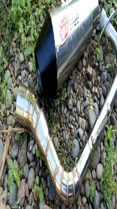 knalpot CLD C7 fullset inlet 50mm full stainless